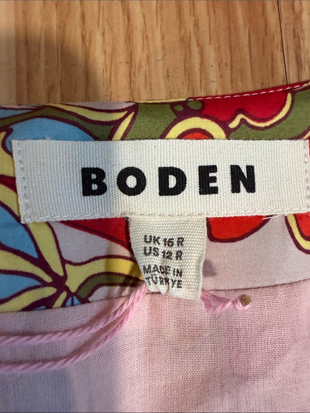 New Boden Irene Puff Sleeve Cotton Dress Size 12 - Picture 5 of 9